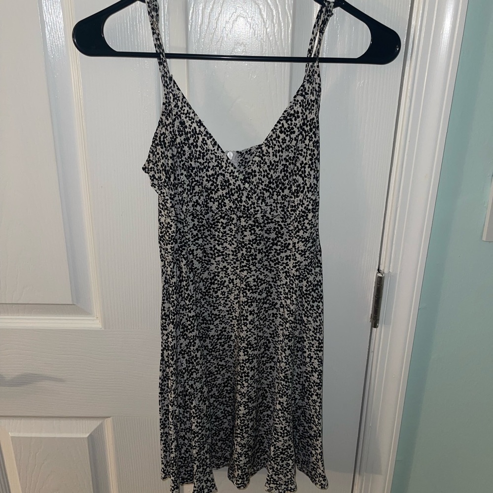 Skater Style Flowy Floral Dress